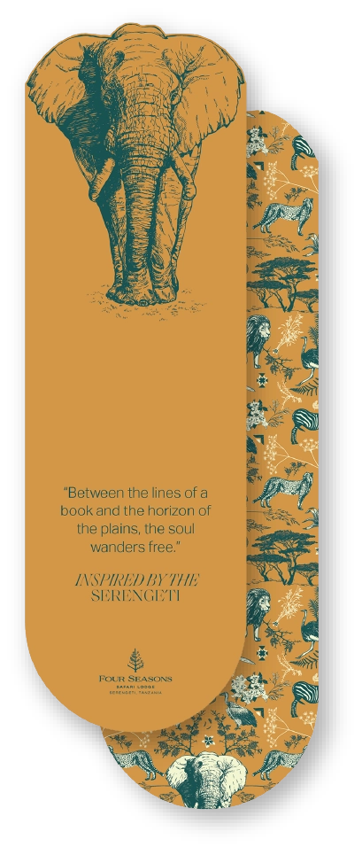 Illustrated bookmark