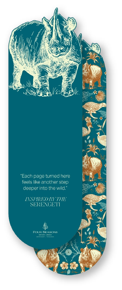 Illustrated bookmark