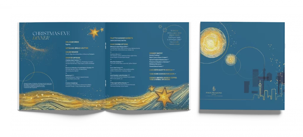 Guide book spread