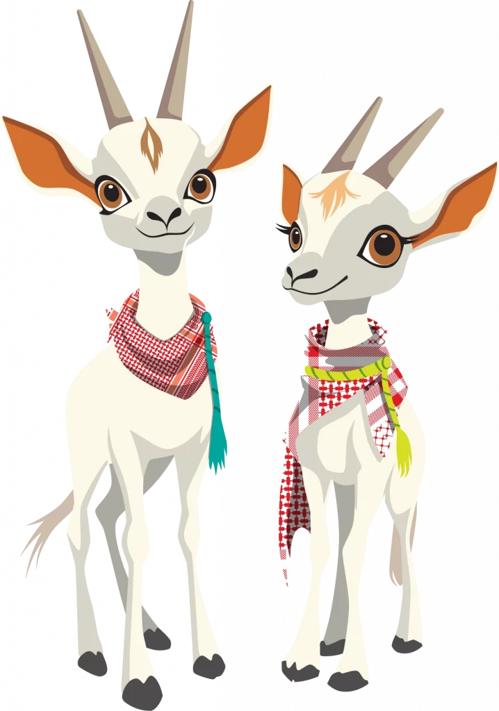 The Amman kids mascot character