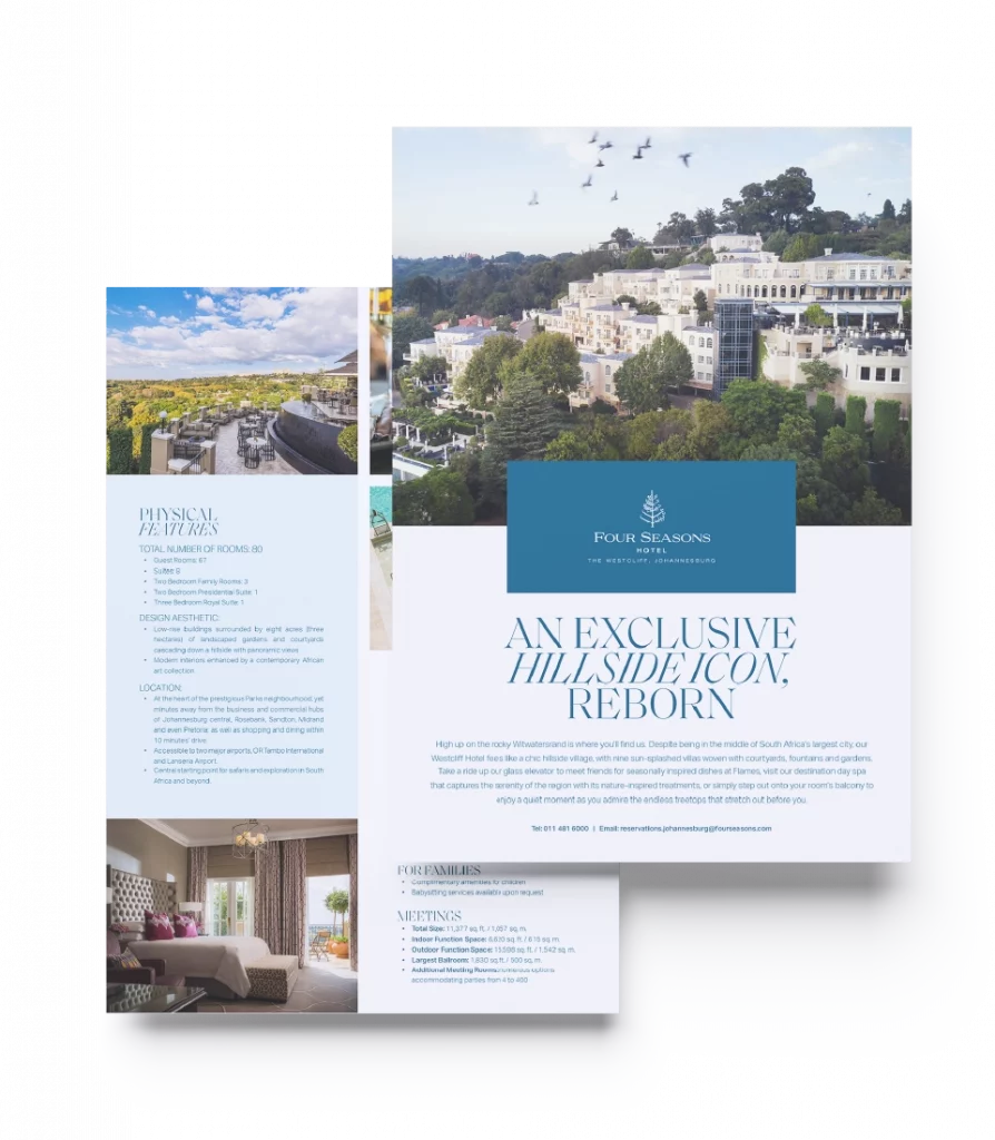 Hotel collateral piece