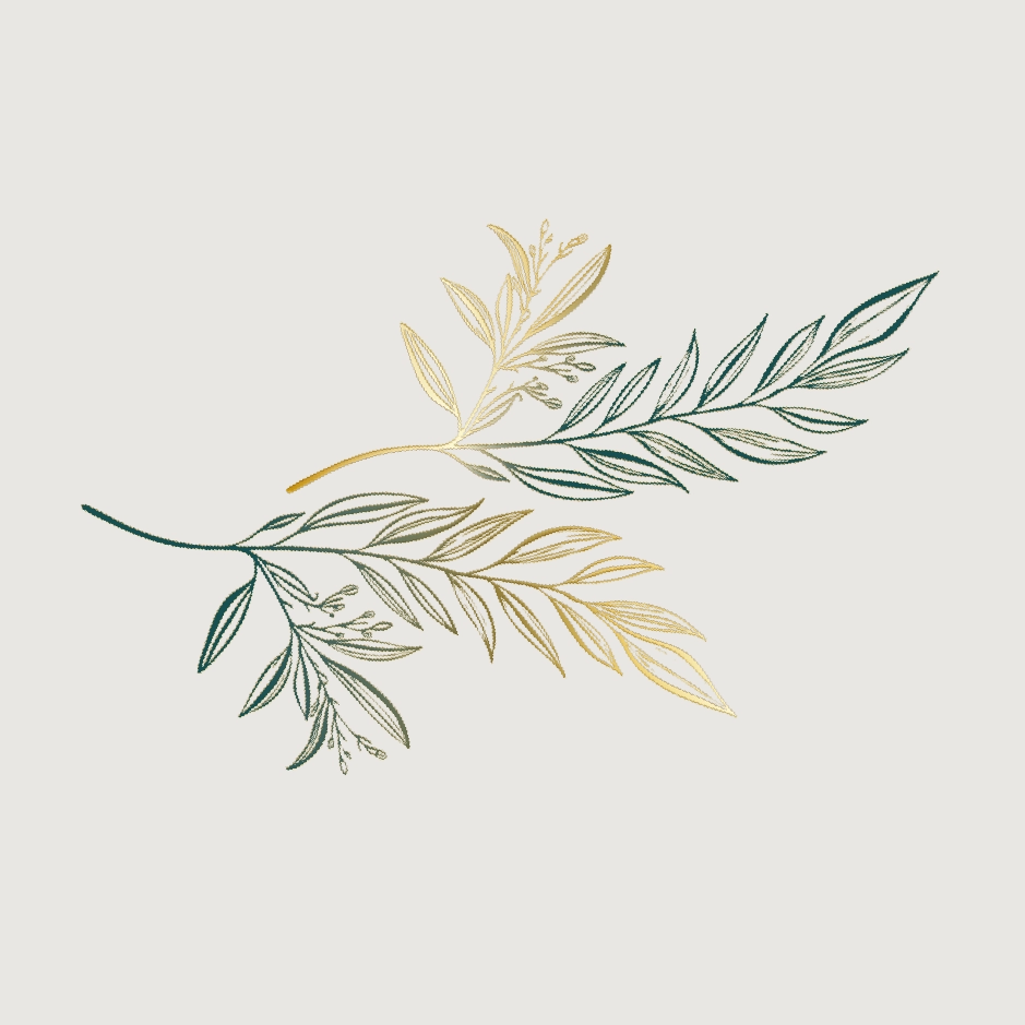 Botanical illustration collateral