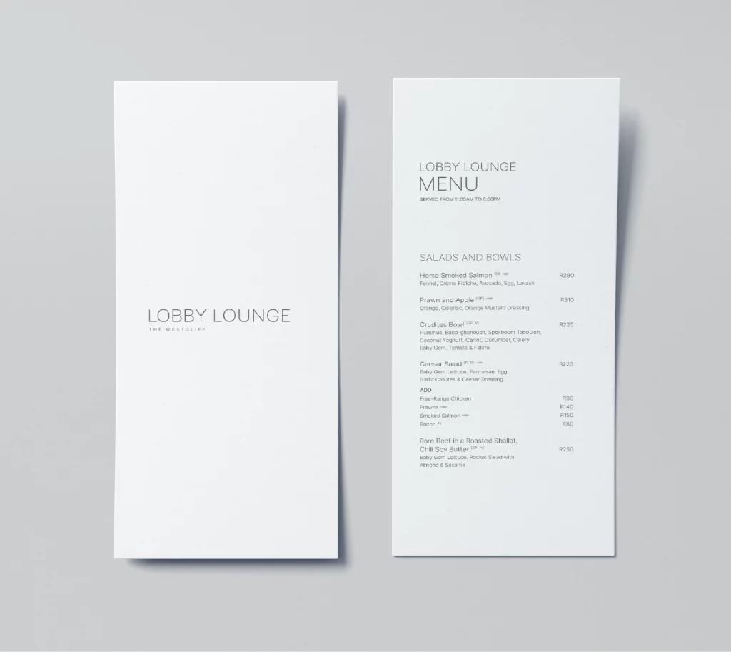 The Lobby Lounge collateral