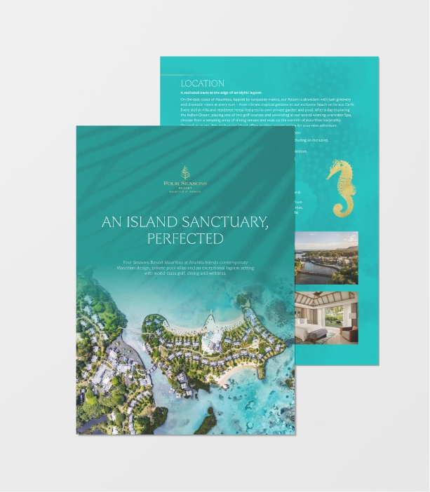 Marketing material piece