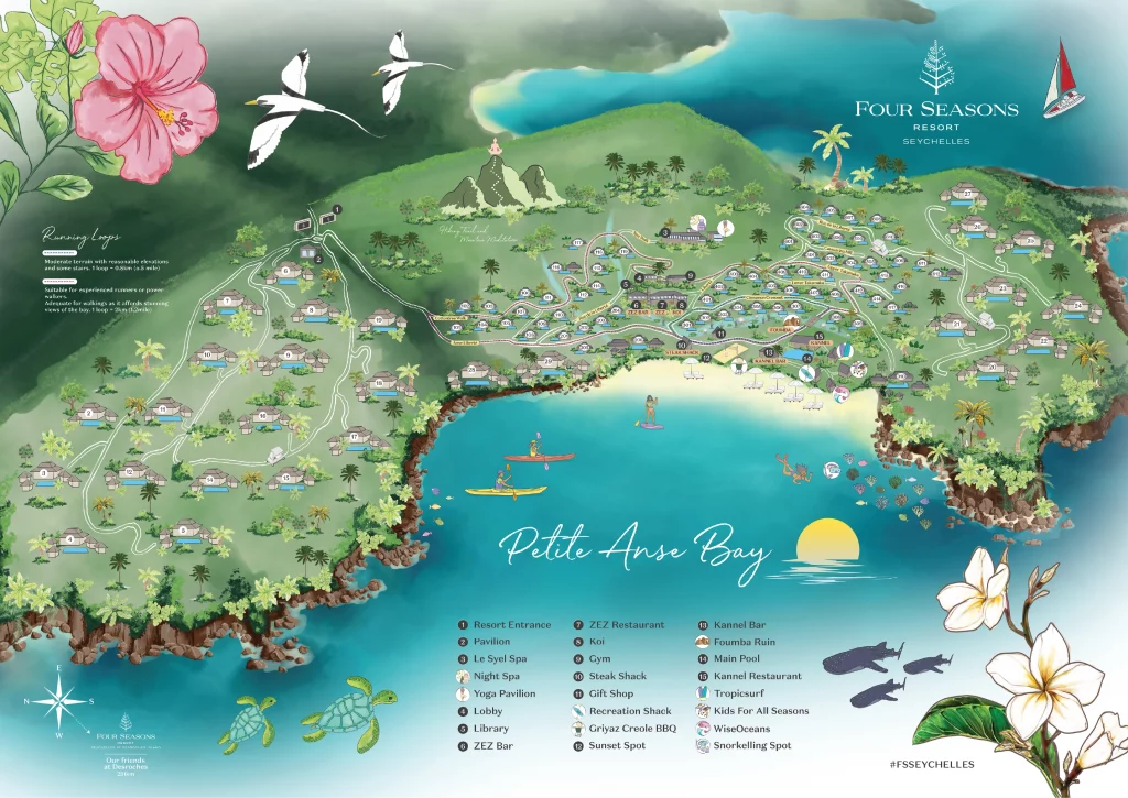 Resort map collateral