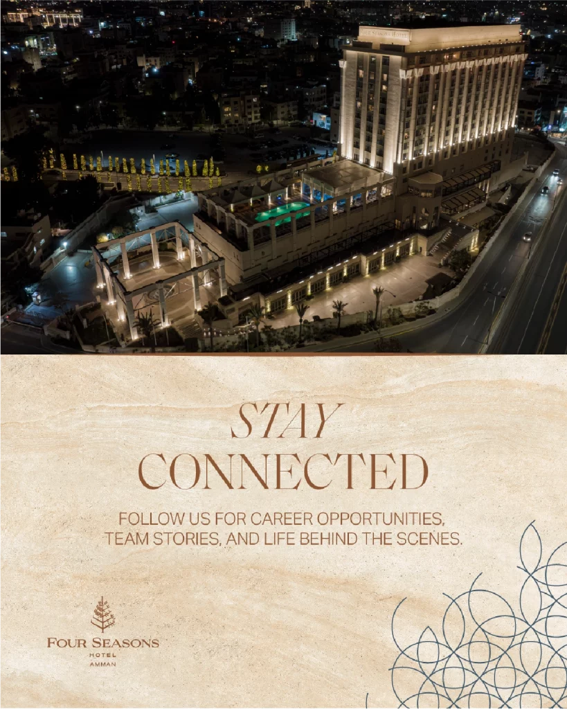 Social media post for Four Seasons Amman