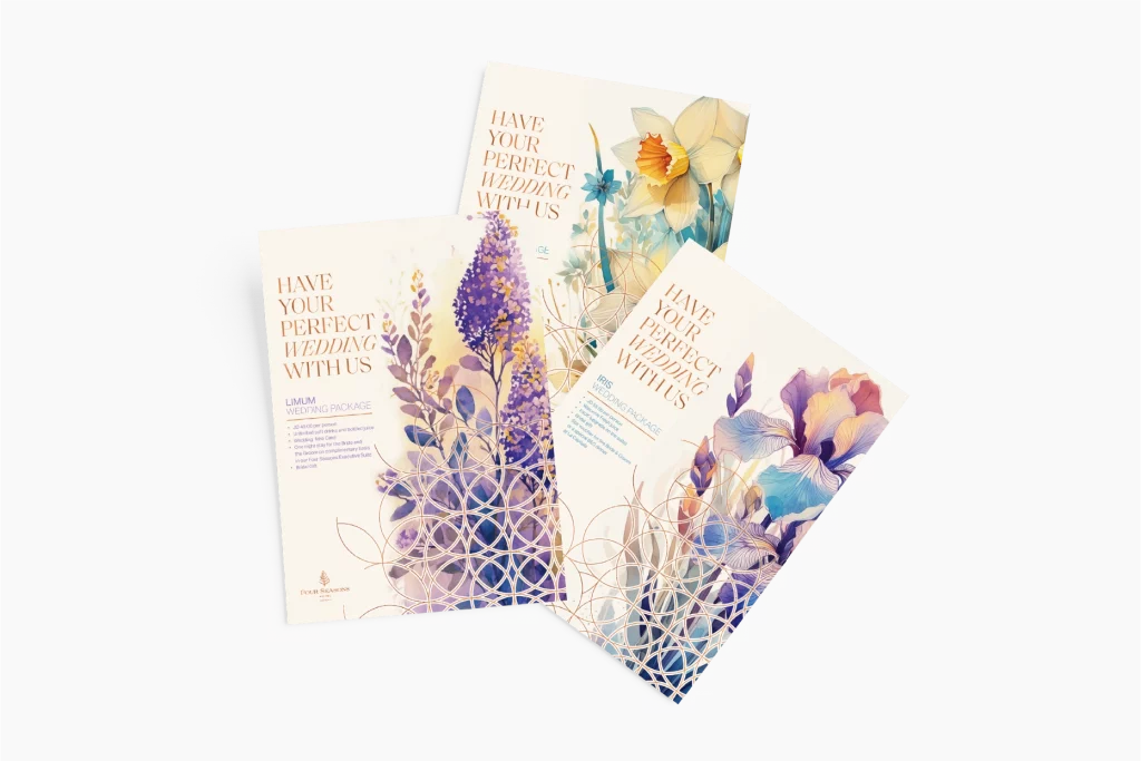Wedding brochure series for Four Seasons Amman