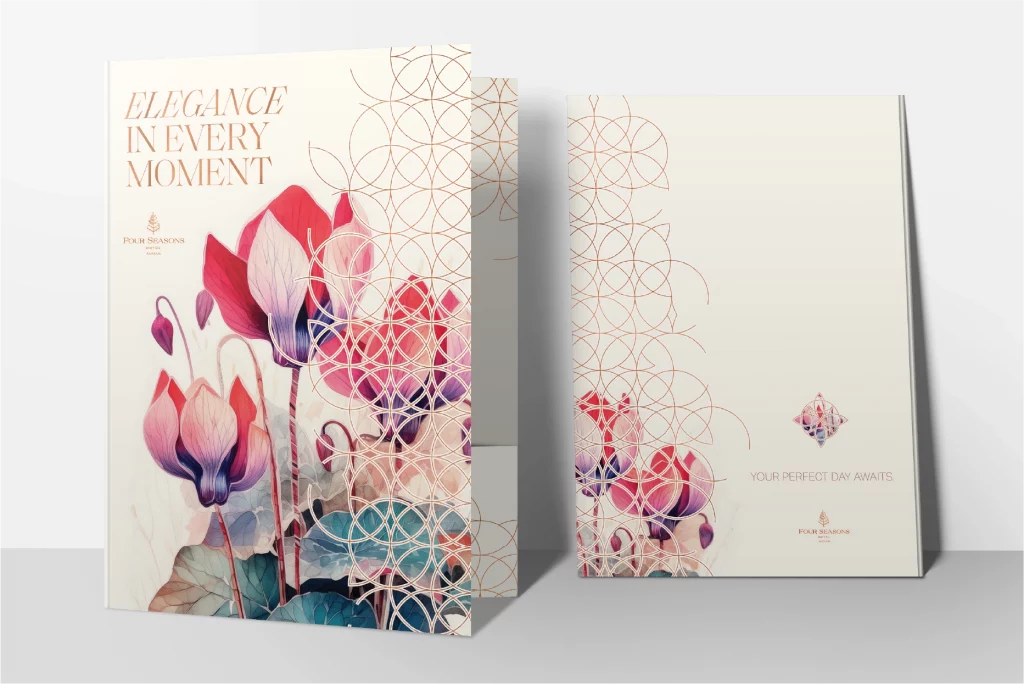 Printed collateral for the hotel