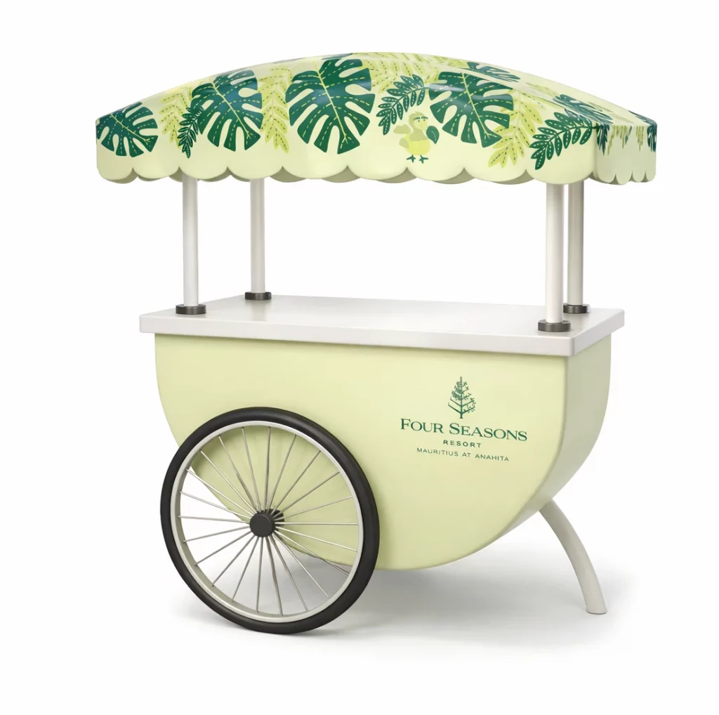 Ice cream cart branding